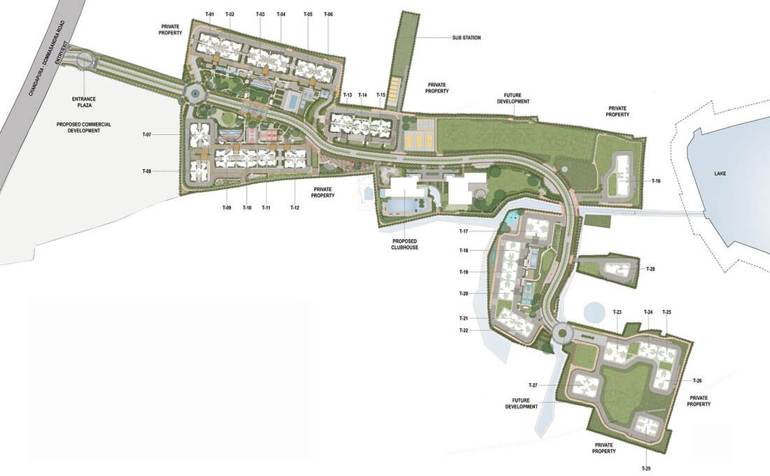 Nambiar District 25 100-acre integrated township master plan